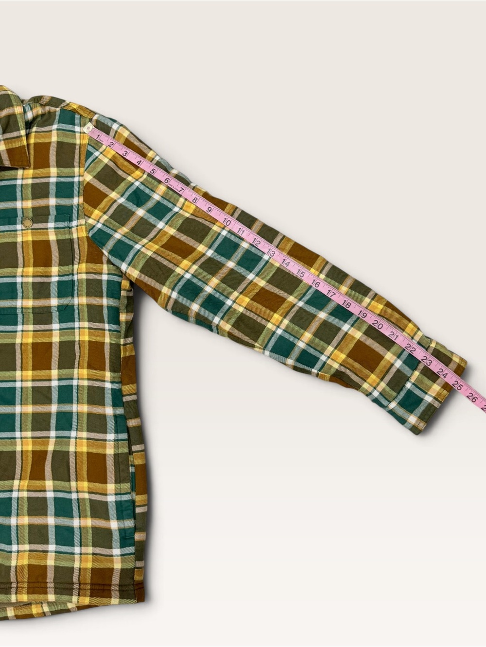 LL Bean Men's Medium Fleece Lined Flannel Shirt Traditional Fit Allspice NWT - Picture 12 of 14